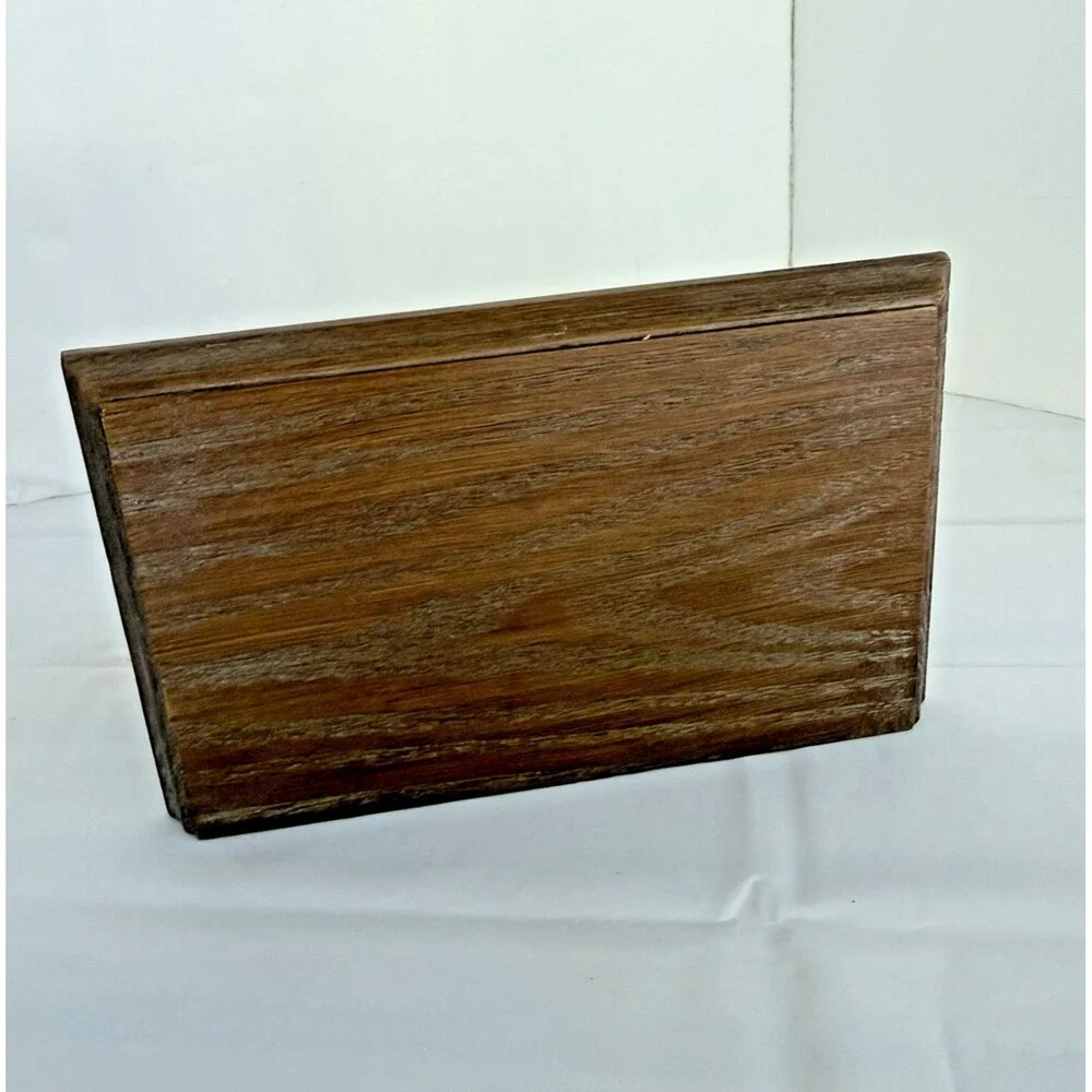 Vintage 1980s Burwood Homco Resin Faux Wood Accent Wall Shelf 6 x 10 x 6